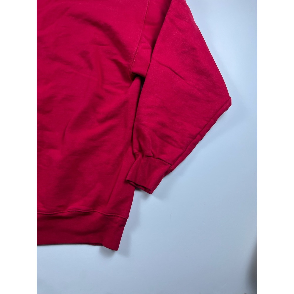 Texas Tech Red Raiders Oversized Sweatshirt Red Crewneck XL Ultimate Cotton - Picture 12 of 14